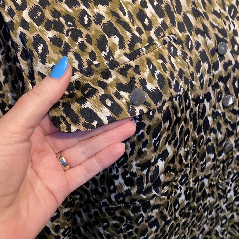 EUC Equipment maxi shirt dress - Picture 4 of 5